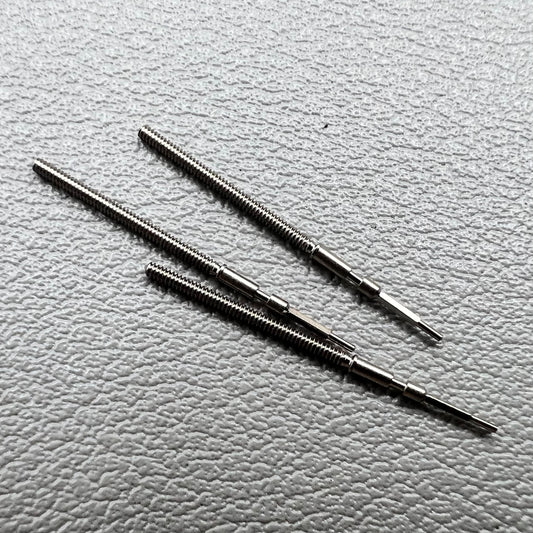1. Five watch winding stems compatible with Ronda 505, 515, 507, 517 movements for precise repairs.  