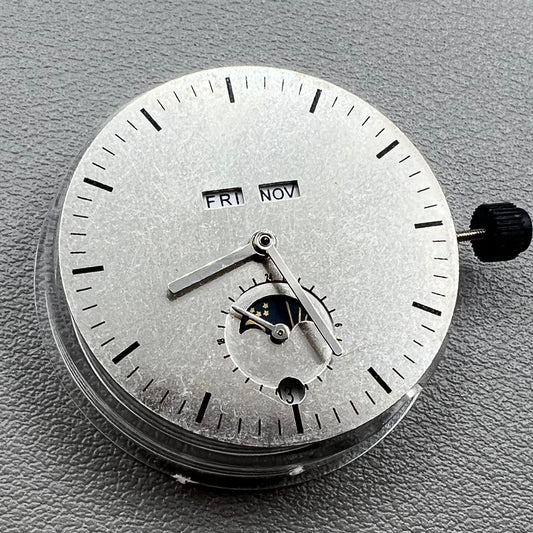 Mouvement mécanique automatique phase de lune 24 heures Modifié fabriqué en Chine 2824