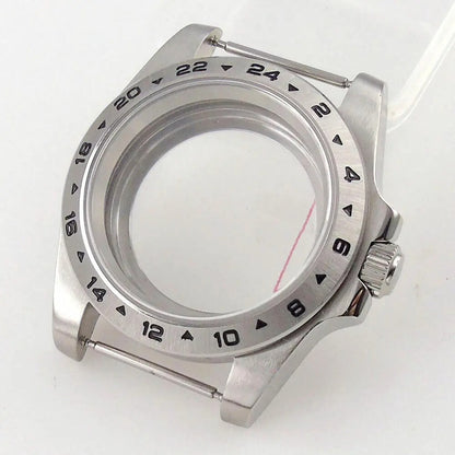 39mm GMT Bezel Sapphire Watch Case Fit NH34/35/36 PT5000 Miyota 8215 2836 2813