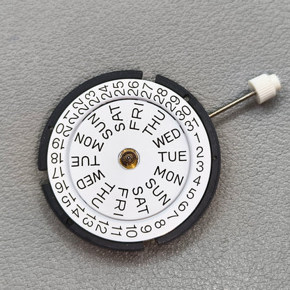 Swiss ISA 317 Double Calendar 3 Hands Quartz Movement