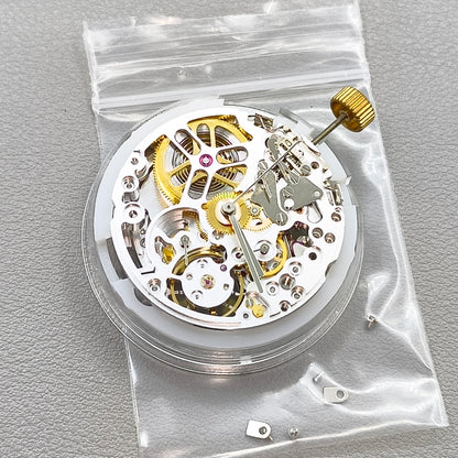Silver Dandong 4130 Hollow Automatic Mechanical Movement #SL4802