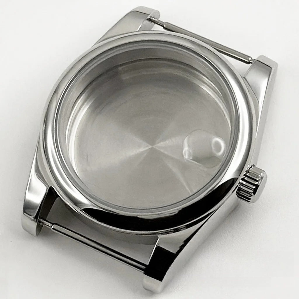 36MM/40MM Round Bezel Watch Case Sapphire Crystal for NH34 NH35 NH36 ETA2824