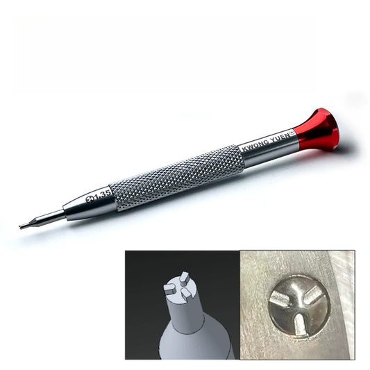 3-Prong Screwdriver / Spare Blade for Cartier Vacheron Constantin Back Case