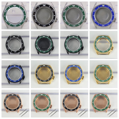 Dive 20bar@3.8 SKX 38mm Watch Case Sapphire Crystal For NH35/36 Ceramic Bezel