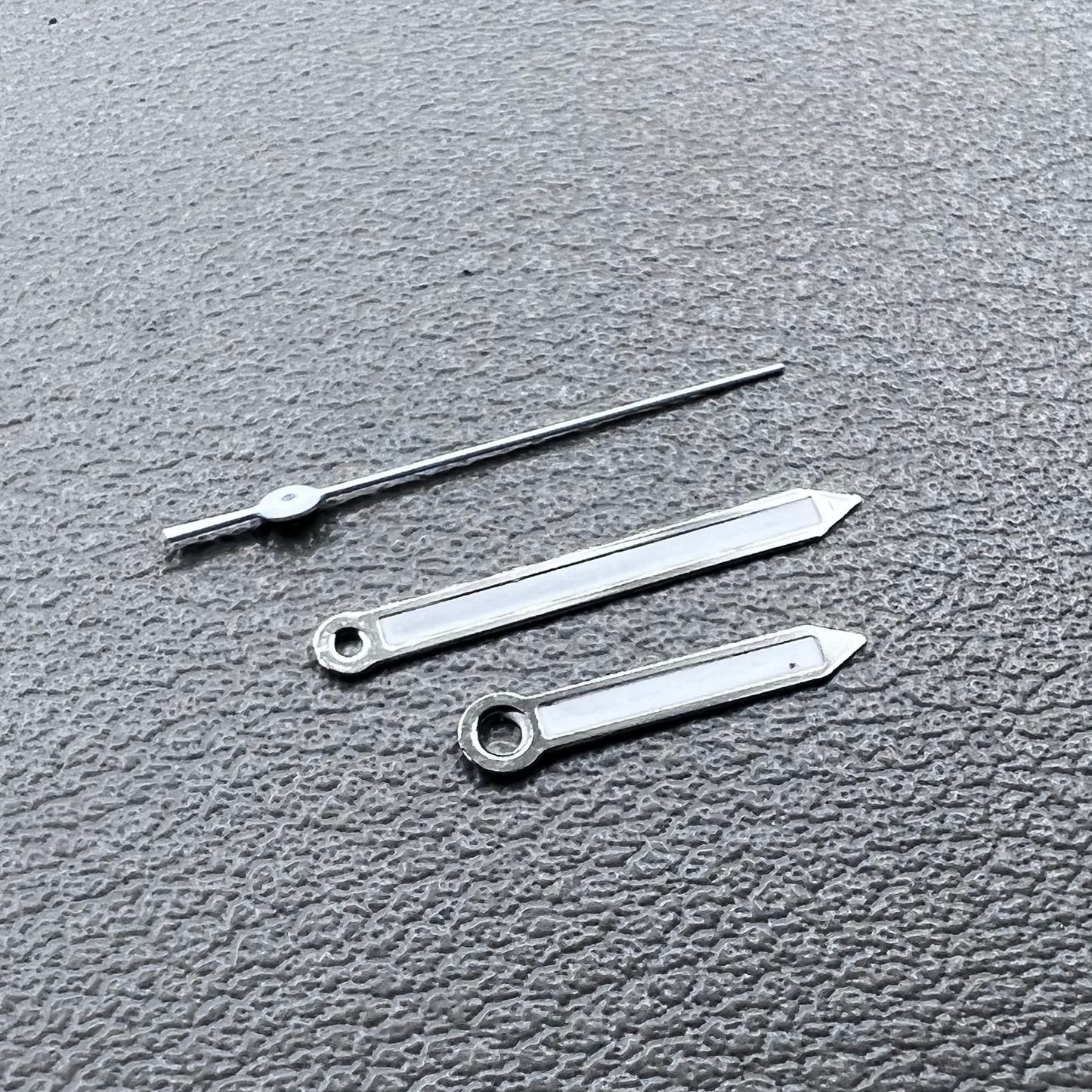 2 Sets/Pack Silver Trim Lume Watch Hands for Miyota 2035 Movement