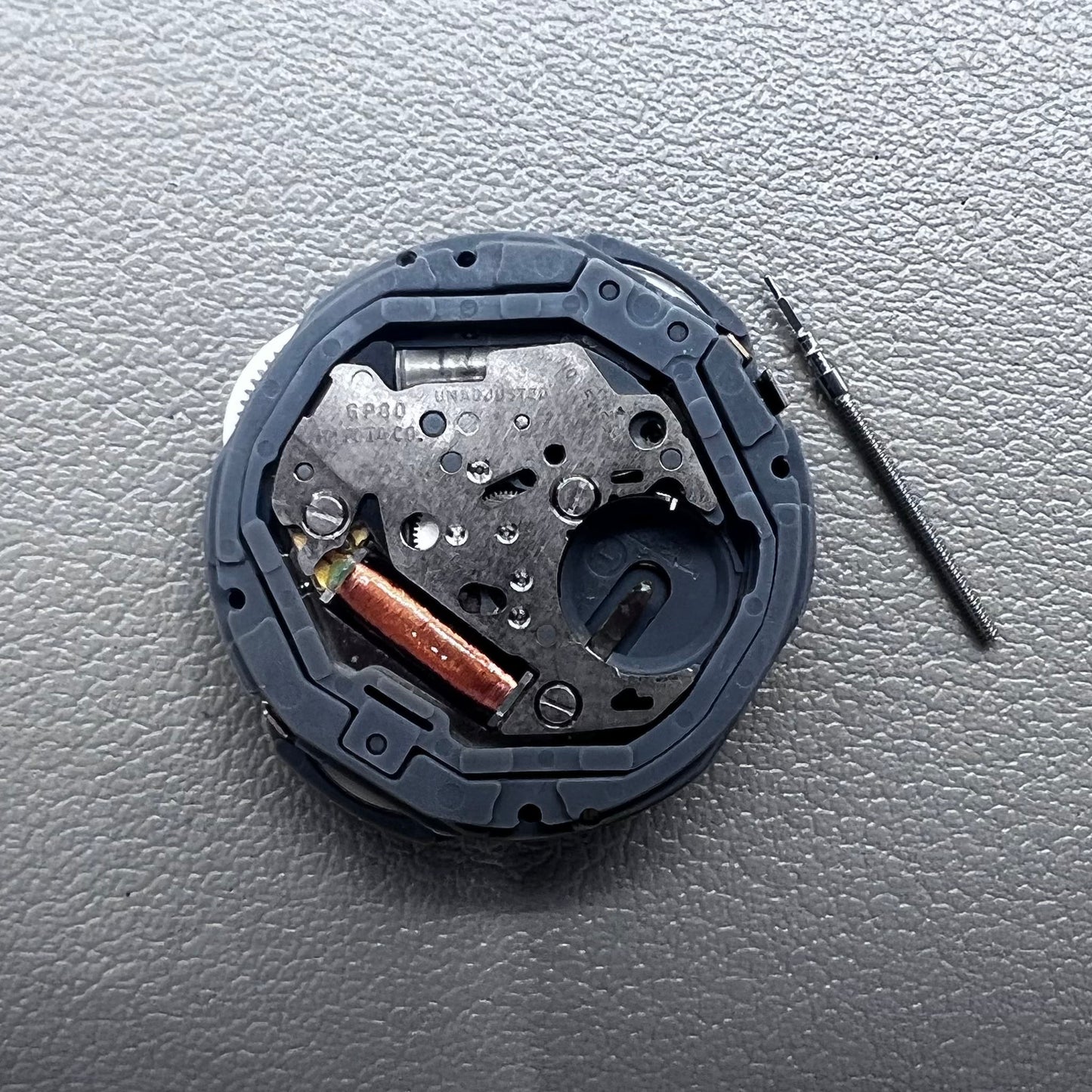 Japan Miyota 6P80 quartz watch movement repair part, precise replacement for 6380 models.
