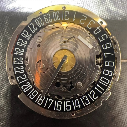 Swiss Made ISA 8176/2050 quartz watch with multifunctional small second at 2 o'clock, premium accessory.