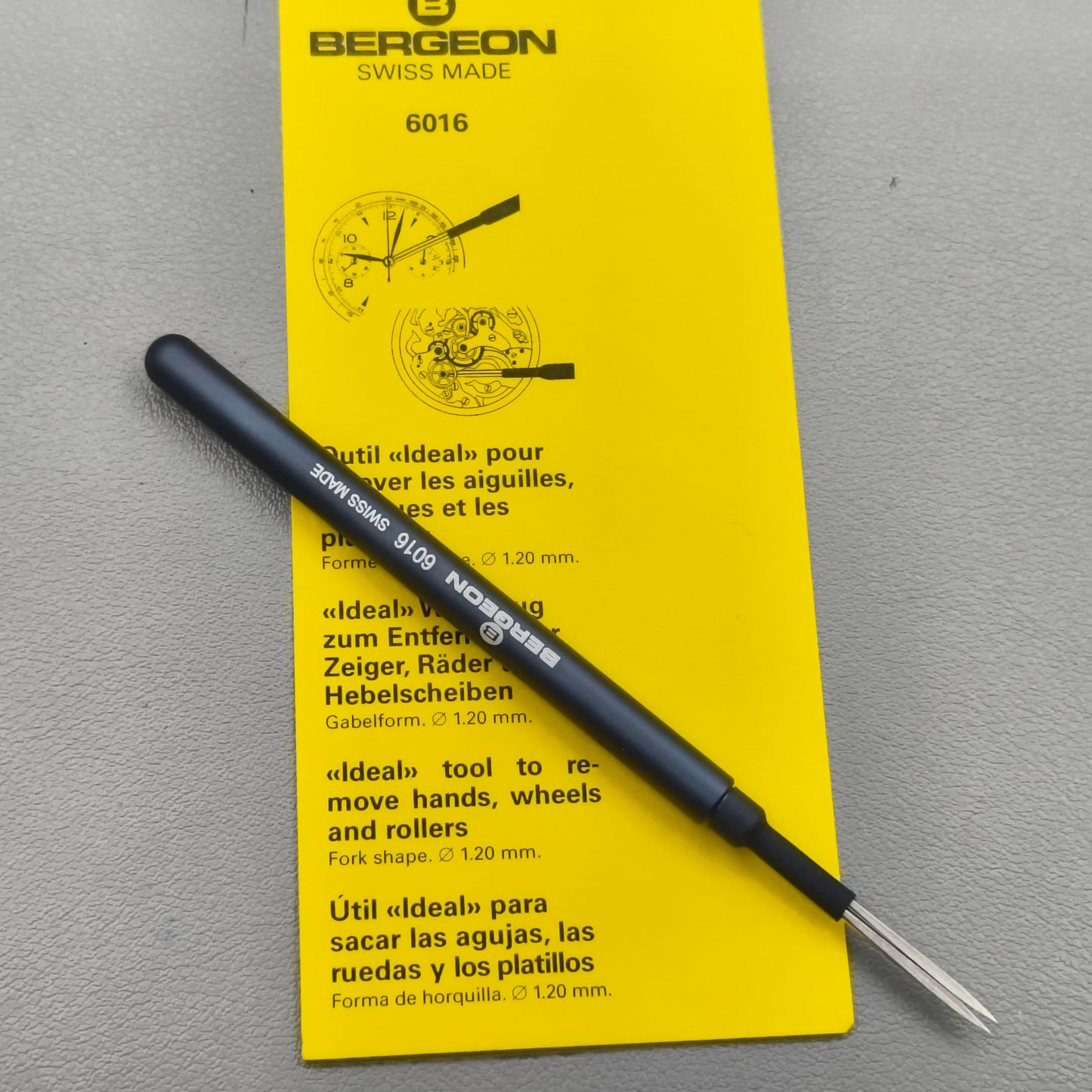 Swiss Bergeon 6016 Ideal Watch Hand and Movement Wheel Remover Tool