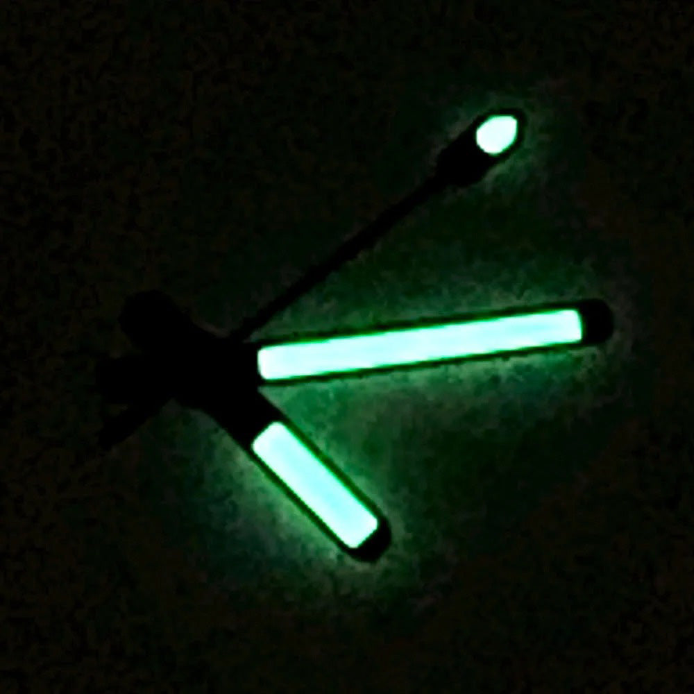 Super Japan C3 luminous watch hands set for NH35 NH36 movement, precise wristwatch replacement needles.