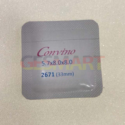 Blue polished no-lume watch hands for ETA2671 movement, precise fit for repair and customization.