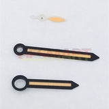 Black Trim Arrow Shaped Orange Lume Watch Hands for ST3600/ST3620/ETA6497/6498