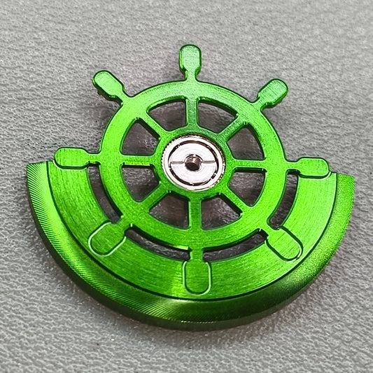 Green Rudder Modified Rotor Oscillating Weight for NH35 NH36 Movement