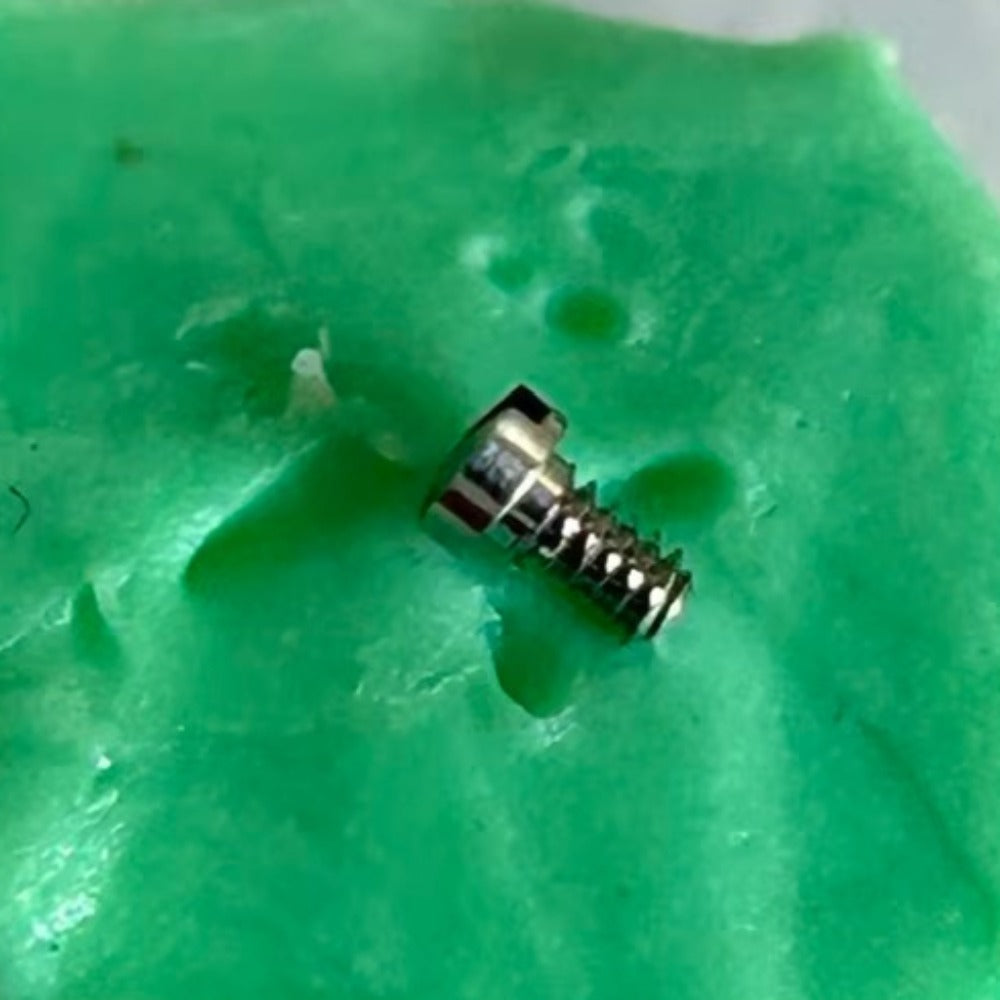 Watch dial screws for 3235 mechanical movement, essential replacement part for precise watch repair.