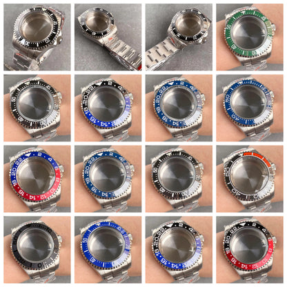 43mm Watch Case with Sapphire Fit DEEP Sea Homage for NH34/35/36 ETA 2824 2836