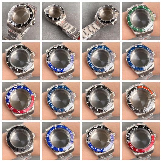 43mm Watch Case with Sapphire Fit DEEP Sea Homage for NH34/35/36 ETA 2824 2836