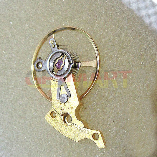 Golden balance wheel with splint for SHANGHAI 2824 2836 2834 watch movement, precise timing part.