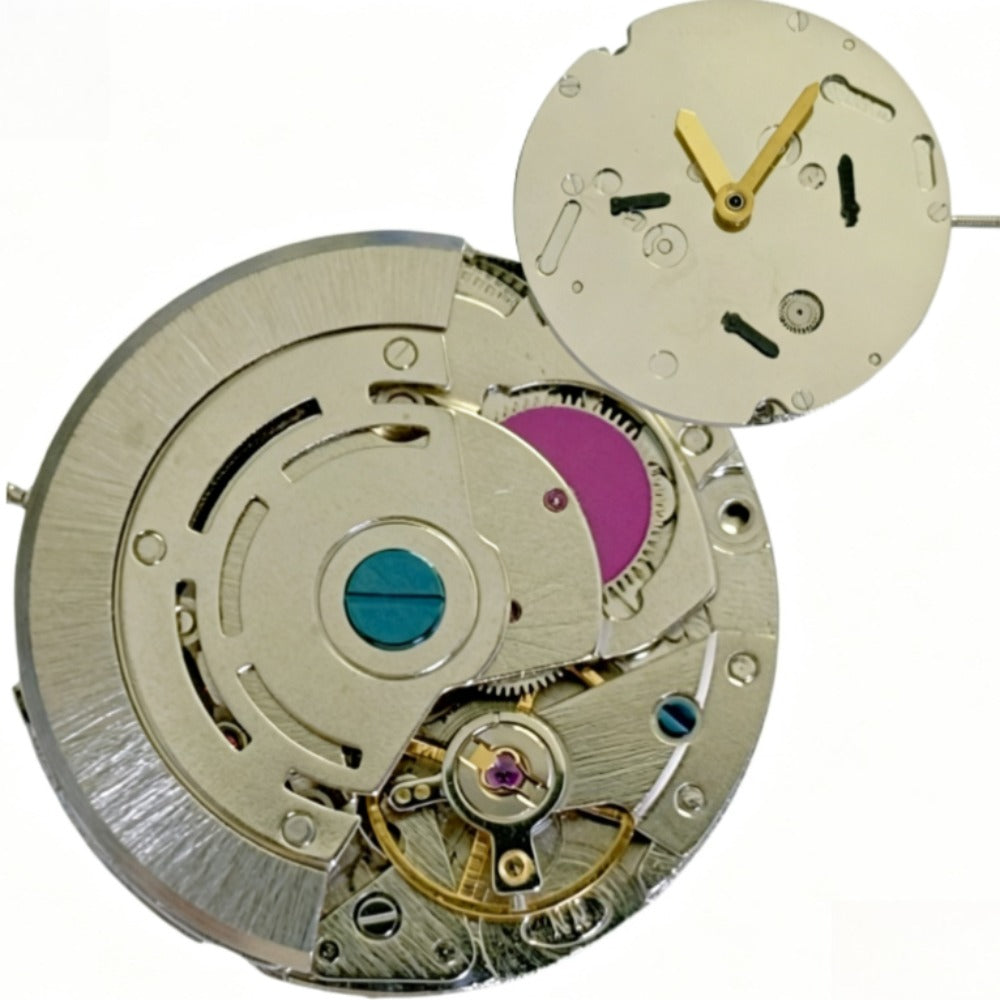 Chinese 2813 8205 Auto Mechanical Movement Red Wheel with Second Hands@3/6/9