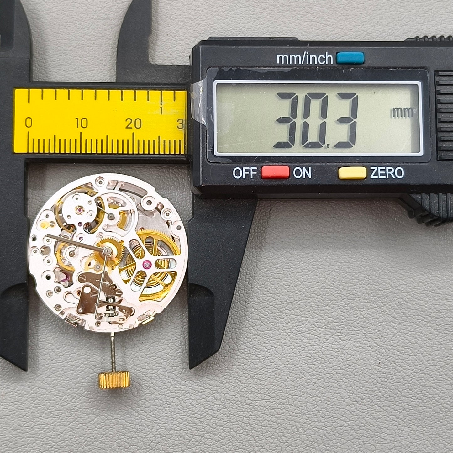 Silver Dandong 4130 Hollow Automatic Mechanical Movement #SL4802