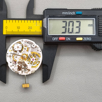 Silver Dandong 4130 Hollow Automatic Mechanical Movement #SL4802