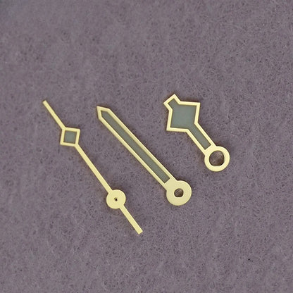 Watch Hands Snowflake Hands For NH35 NH36 7S26 7S36 Blue lume 8*12.5mm