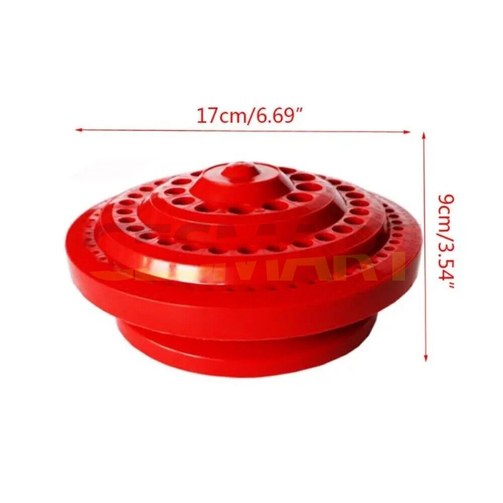 Boîte de rangement ronde en plastique pour forets de 1 à 13 mm, 100 pièces