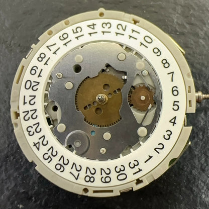 Original M921 watch part showing multifunctional movement with small seconds at 2, 6, and 10 o'clock positions.