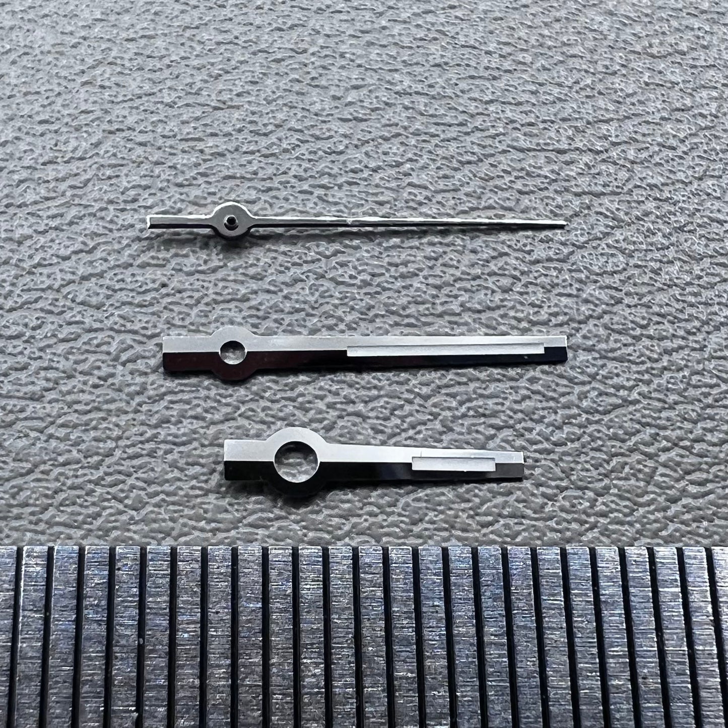 2 Sets Green Lume Modified Dayjust Silver Trim Watch Hands for Miyota 8285