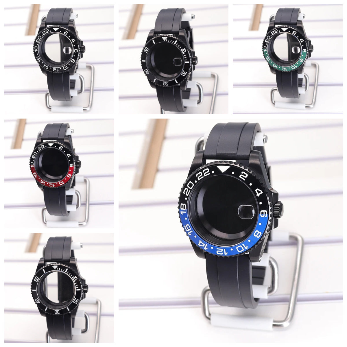 40mm Watch Case For SUB GMT NH34/35 NH36 NH39 4R36 NH70 NH72 Miyota8215 Eta2824