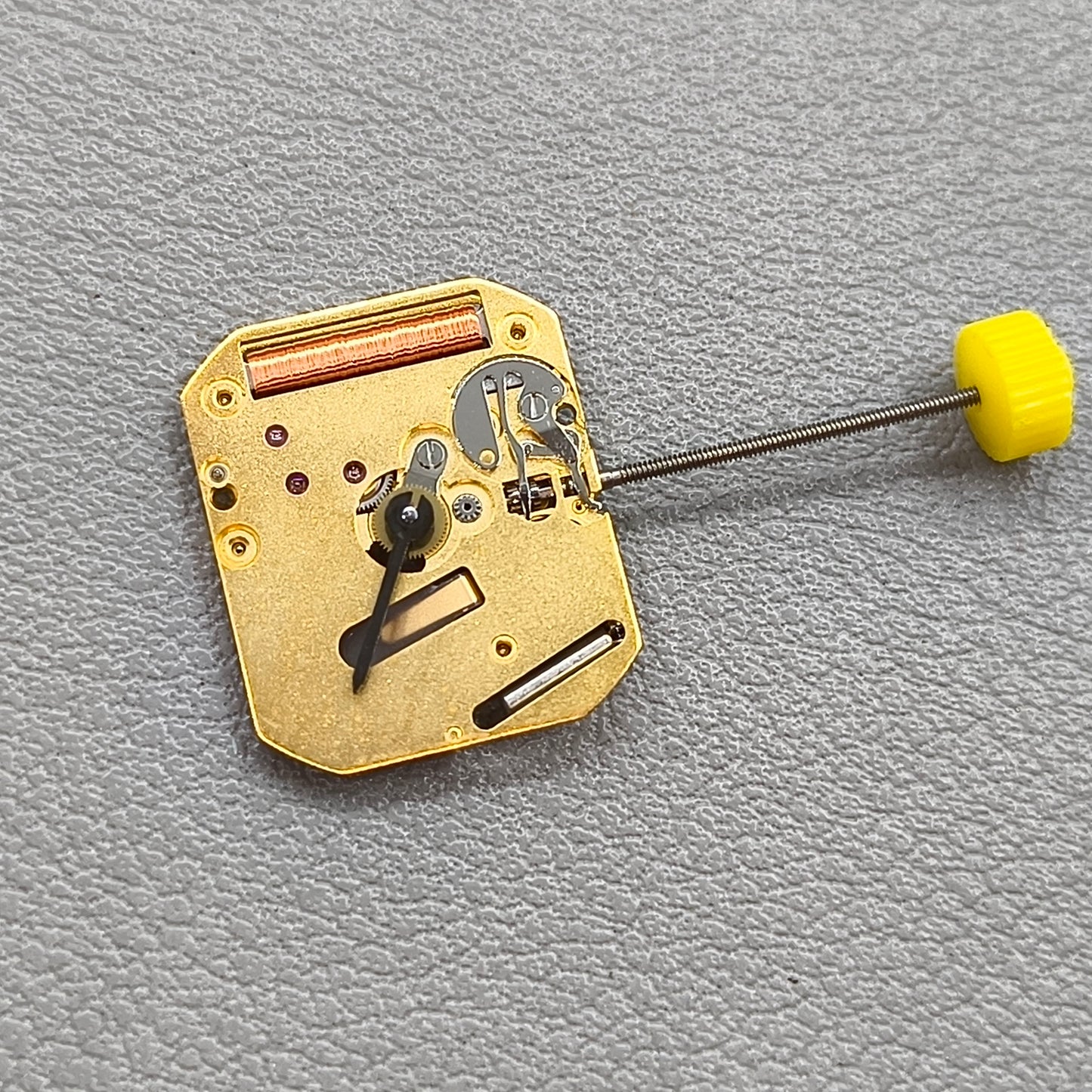Swiss ISA 125 Golden Watch Quartz Movement With Watch Stem