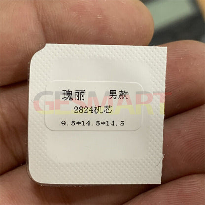 14.5mm ETA 2824 men's watch hands set with hour, minute, and second hands, durable precision components.