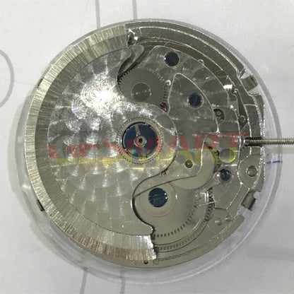 Perpetual calendar watch with moon phase at 6 o'clock, automatic mechanical movement by China Made.