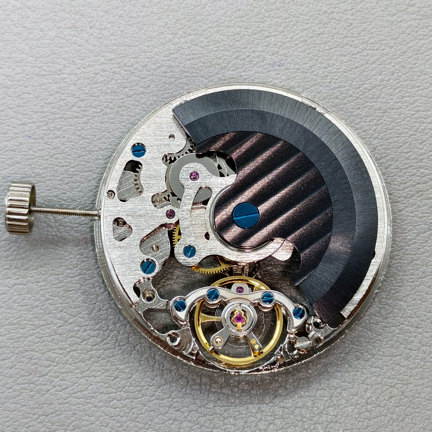 3 Hands Hollow Balance Automatic Mechanical Movement Wheel@6