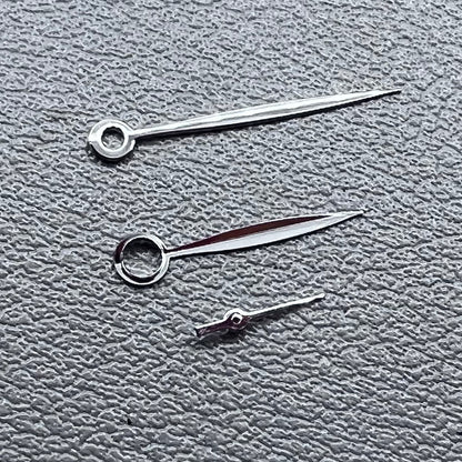 Leaf Shape Silver Willow Watch Hands for Seagull ST3600/ST3621/ETA6497/ETA6498