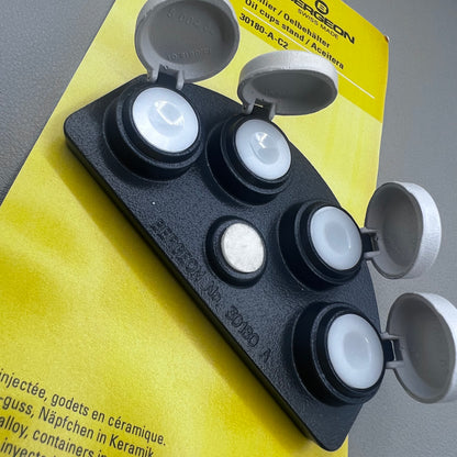 Swiss Bergeon 30180-A-C2 Oil Cup Alloy Black Stand