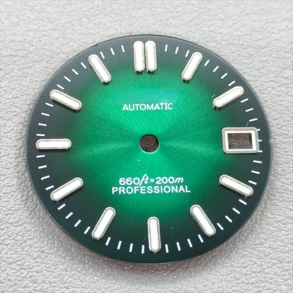 watch dial with S logo