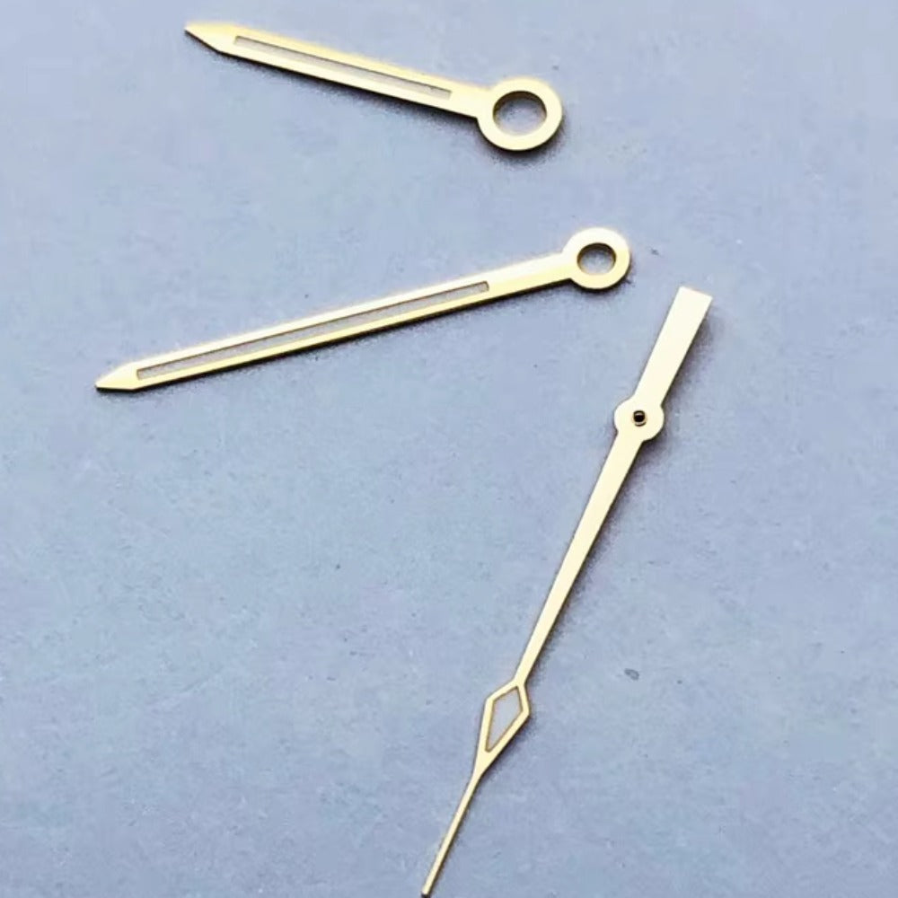 14x14x10mm Golden Trim Lume Hands Set for Miyota 8215 8205 821A DG 2813 3804