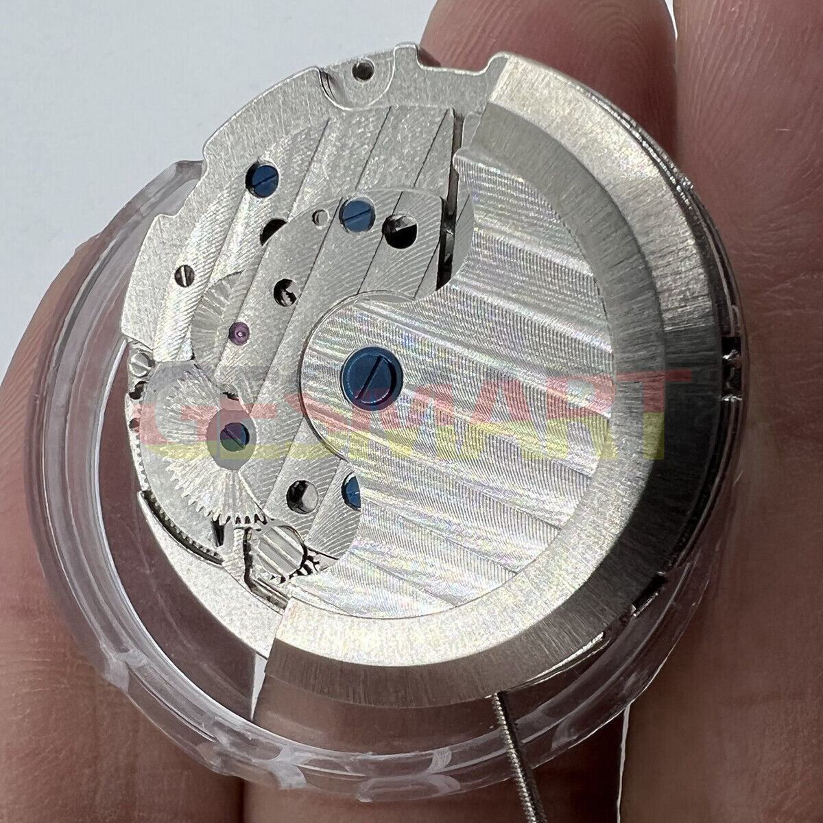 LB06 automatic watch with mechanical movement, 3 subdials, date at 3, day at 9.