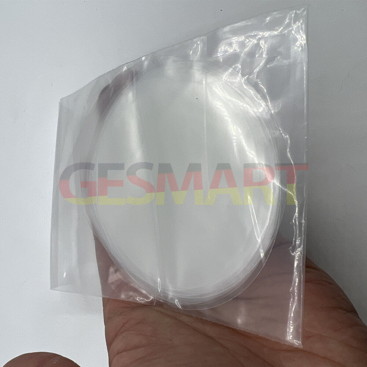 Bergeon 7982-85 protective vinyl sheets for watch dial case opening, pack of 5, durable film for precision watch repair.