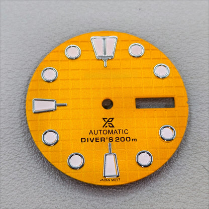 watch dial with S logo