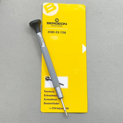 Swiss Bergeon 31081-EX-7750 Screwdriver CALIBRE ETA VALJOUX 7750