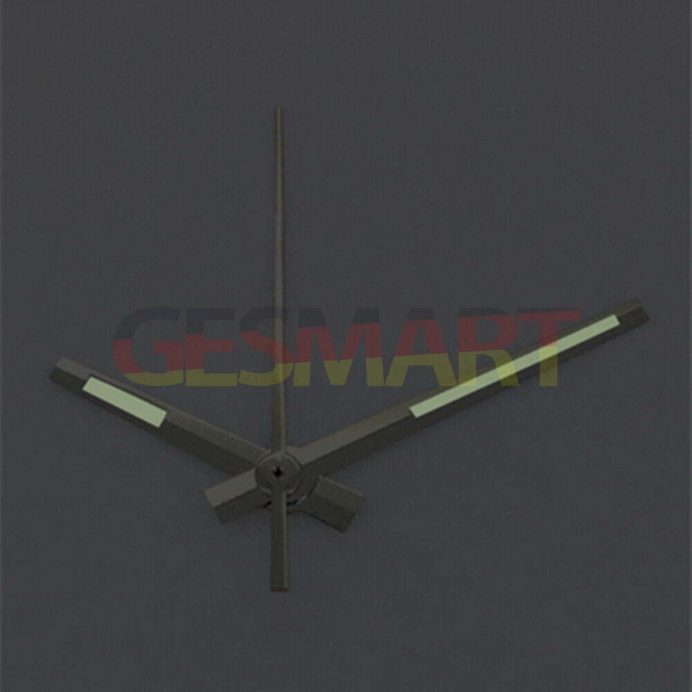 Aiguilles de seconde lumineuses vertes argentées pour montres Asian 8215/2813/8205