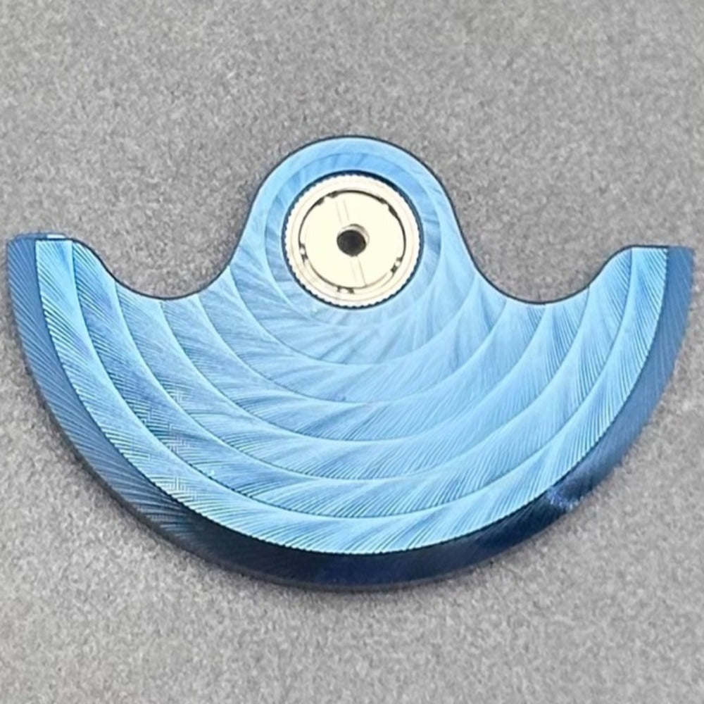 Modified Blue Ripple Rotor Oscillating Weight for NH35 NH36 Movement