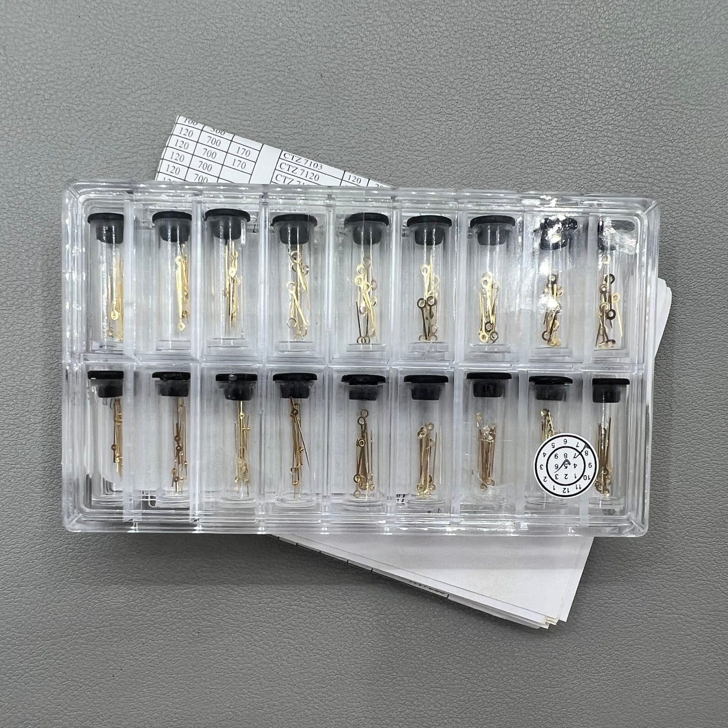 Assortment 18 Sizes/Set Golden Watch Hands Hour /Minute /Second Hands