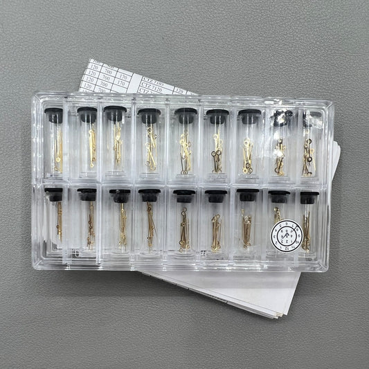 Assortment 18 Sizes/Set Golden Watch Hands Hour /Minute /Second Hands