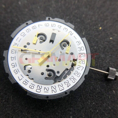 Original ETA G10.212 G15.211 Watch Quartz Swiss Made Movement Date At 3/4