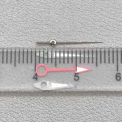 NH34 GMT GS 4Pins Green Luminous Silver Red Watch Hands for NH35 NH34A 4R34
