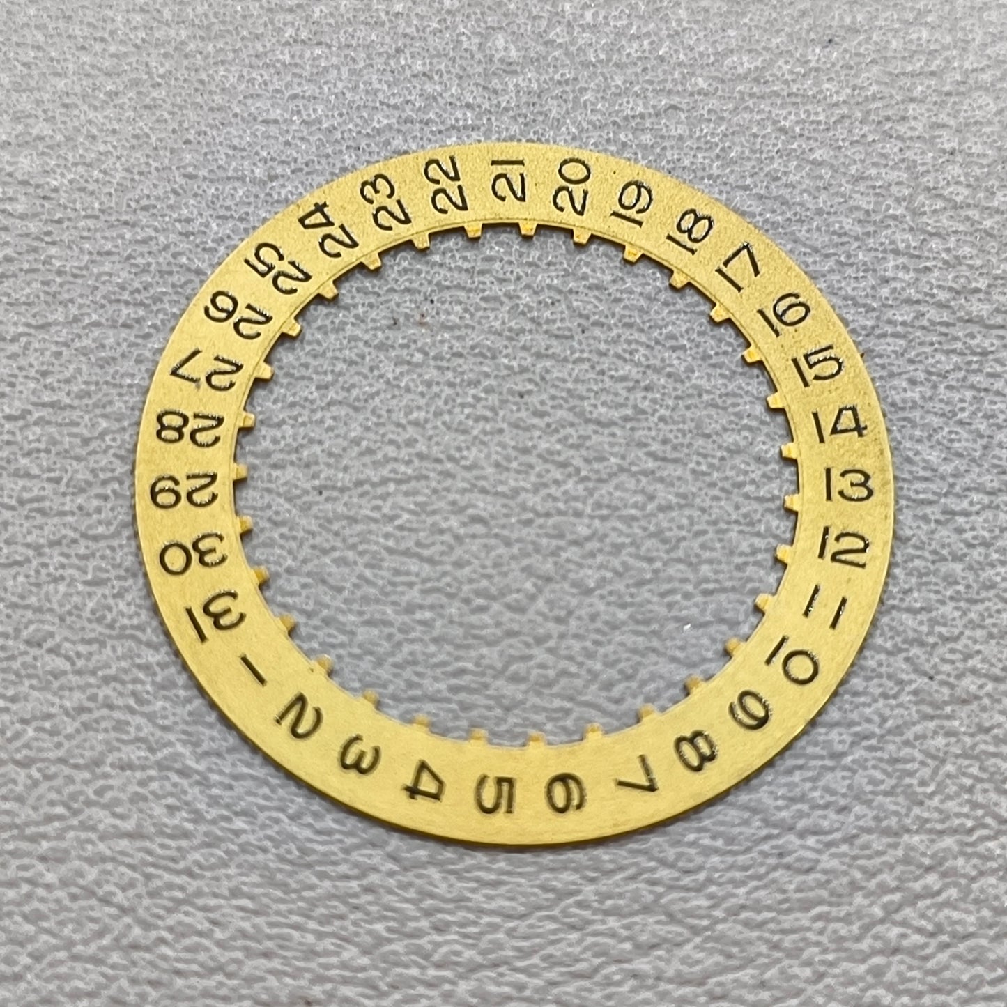 Golden Date Wheel Overlay Generic for ETA 2824 Mechanical Movement Date@3