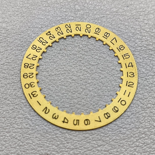 Golden Date Wheel Overlay Generic for ETA 2824 Mechanical Movement Date@3