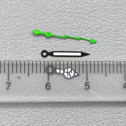 Green Lightning Second Hand SUB Luminous Watch Hands for NH34 NH35 NH36 NH38 NH70