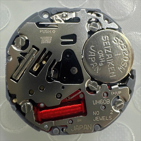 Japan Made VH60B VH60 Quartz Movement 3 Hands Small Second At 6 Watch Part